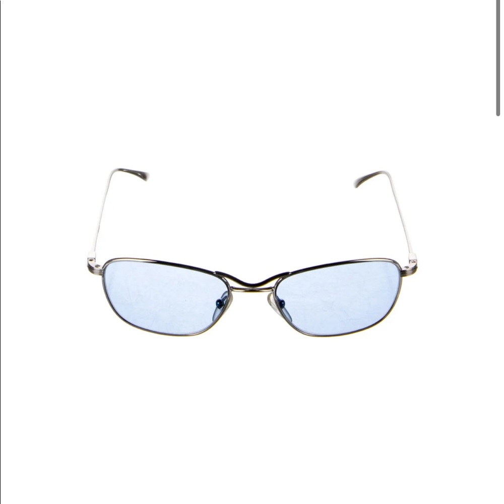 Gucci tinted blue square sunglasses